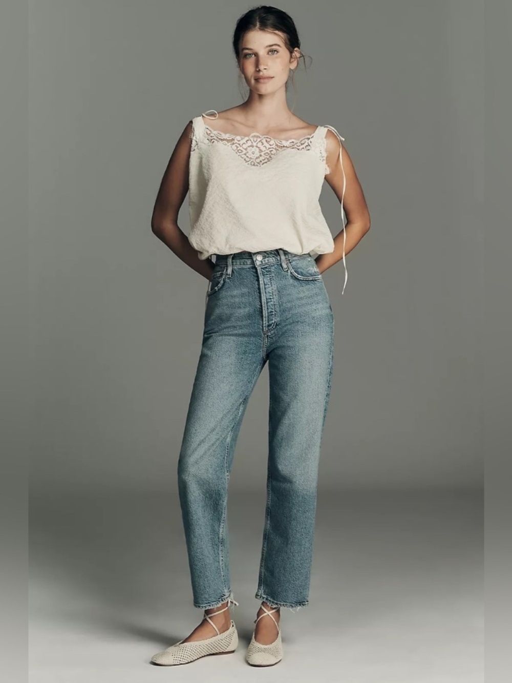 AGOLDE 90's Pinch Waist Jeans in Renew - size 24